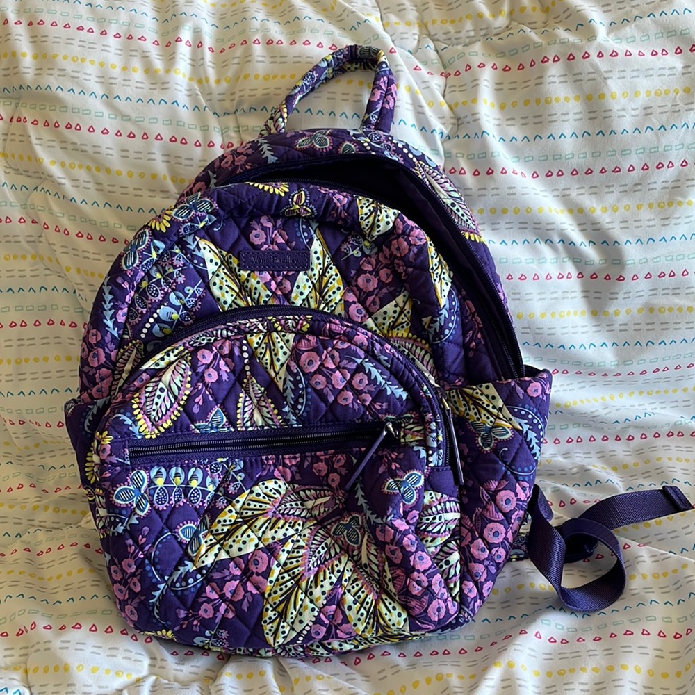 EUC Vera Bradley Purple Backpack!!